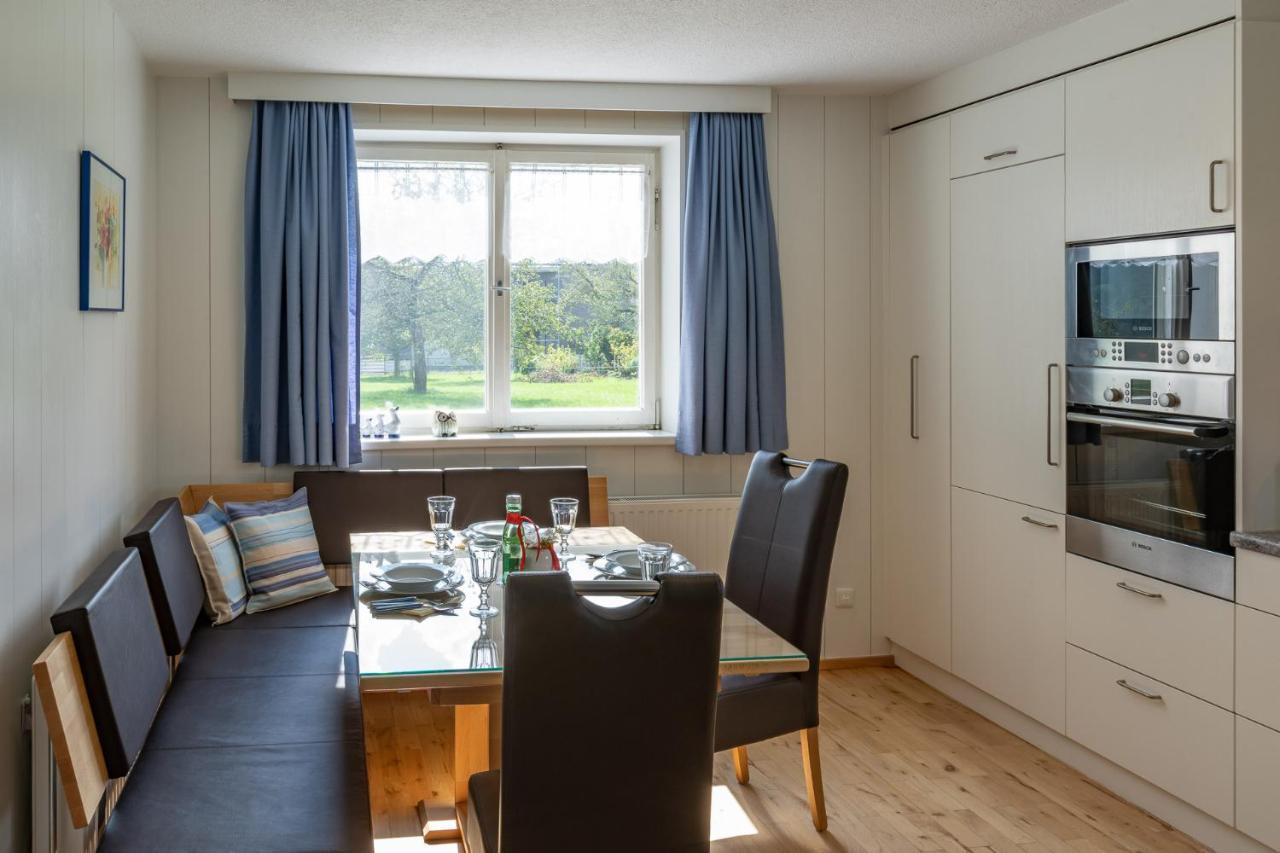 Ferienwohnung Metzler - Blick auf die Berge Göfis Exterior foto