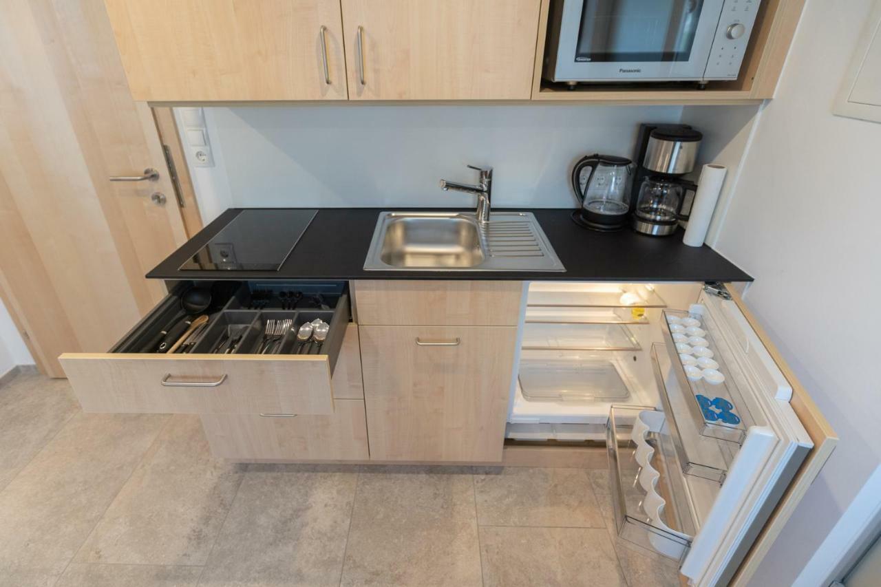 Ferienwohnung Metzler - Blick auf die Berge Göfis Exterior foto